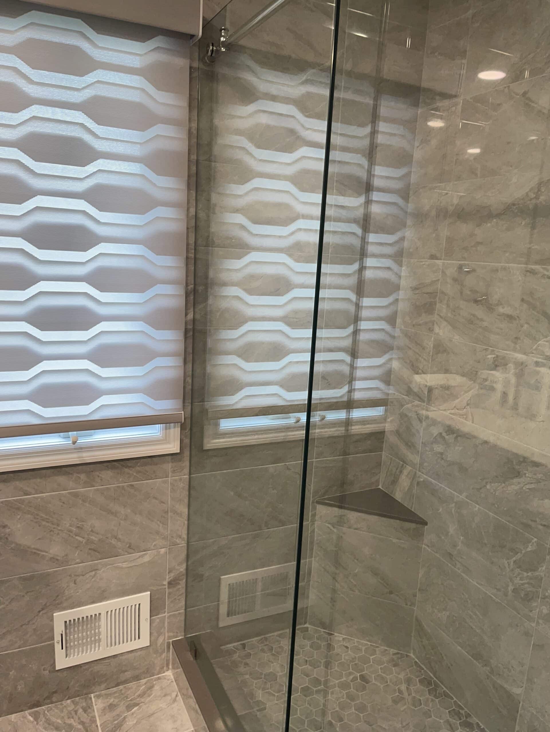 glass shower bathroom